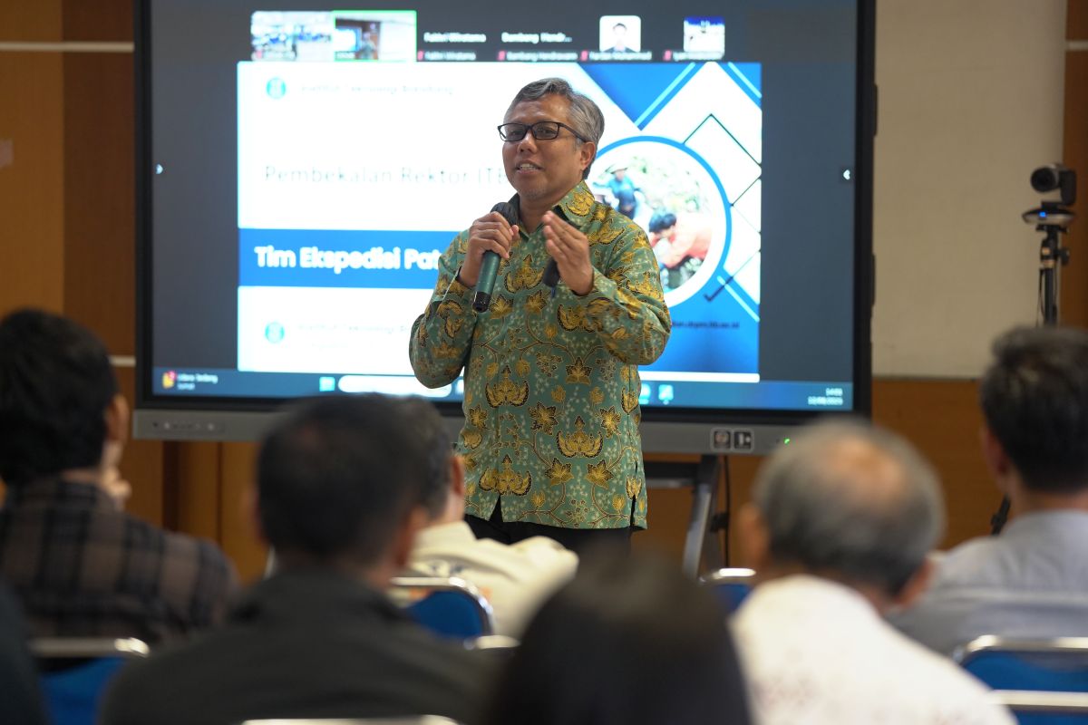 Rektor ITB Berikan Pembekalan Tim Ekspedisi Patriot