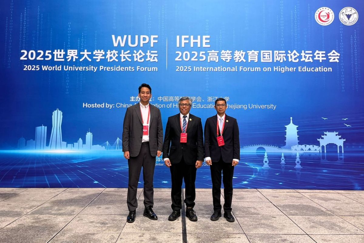 Rektor ITB Jadi Pembicara di World University President Forum 2025