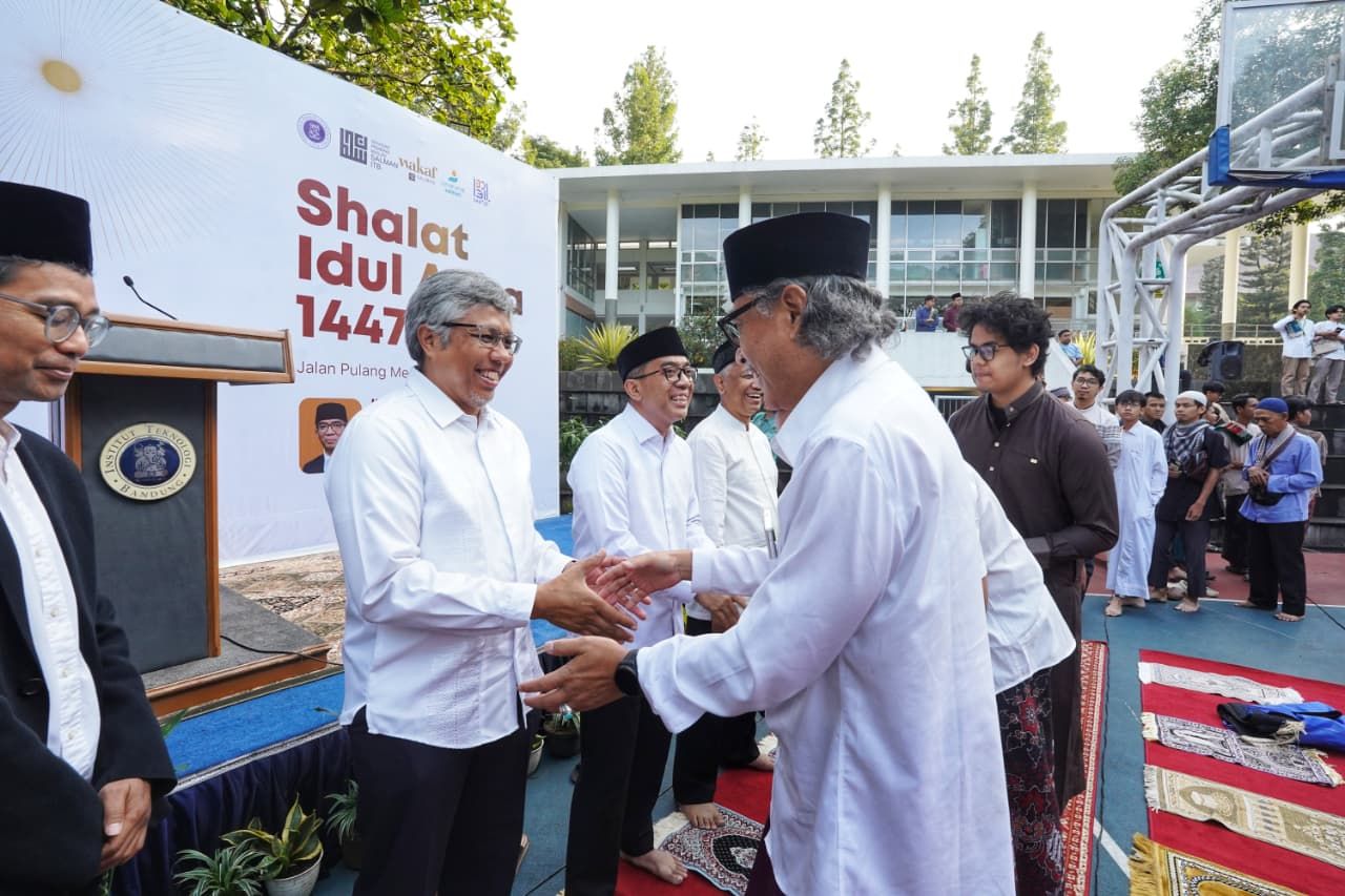 Rektor Bersilaturahmi dengan Sivitas Akademika ITB di Momen Iduladha