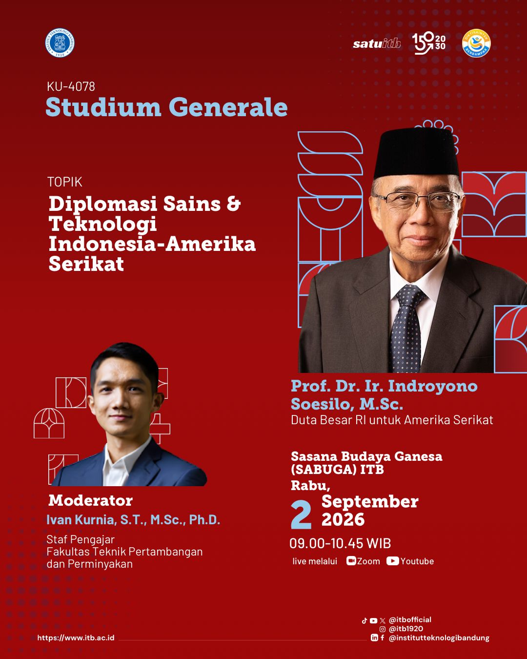 Studium Generale: Diplomasi Sains dan Teknologi Indonesia–Amerika Serikat