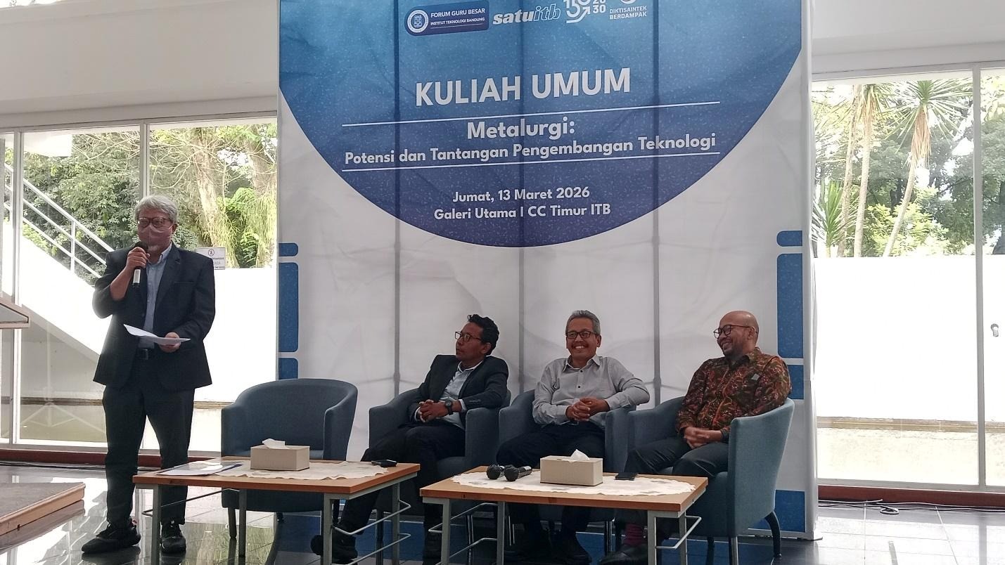FGB ITB Gelar Kuliah Umum Bahas Potensi dan Tantangan Pengembangan Teknologi Metalurgi