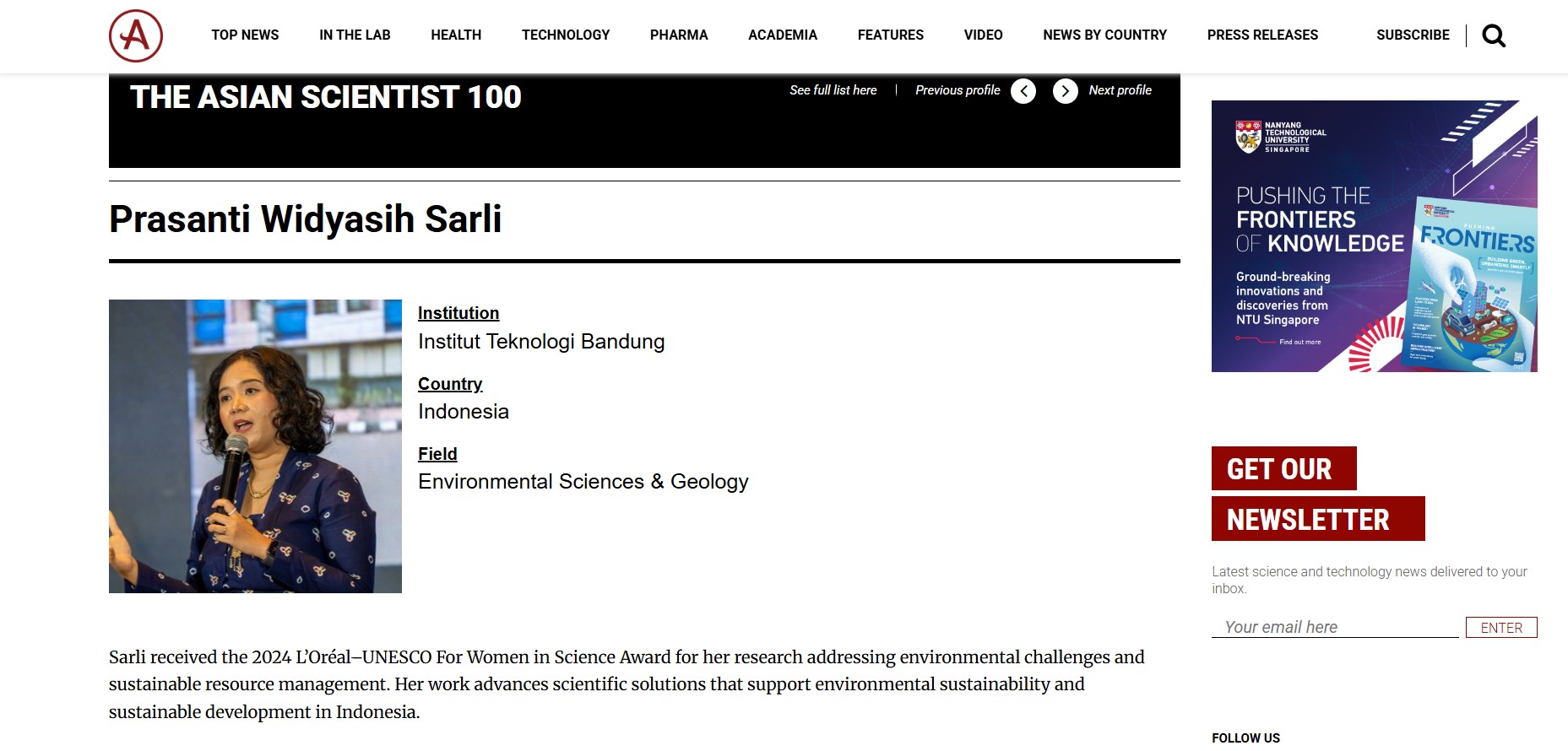 prasanti-w-sarli-named-in-asian-scientist-100-bringing-itb-disaster-research-to-the-asian-stage