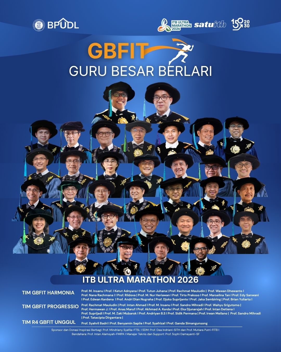 Ketua FGB ITB, Prof. Mindri: Guru Besar ITB Berlari 180 Kilometer di ITB Ultra Marathon 2026, Galang Dana Lestari untuk Beasiswa