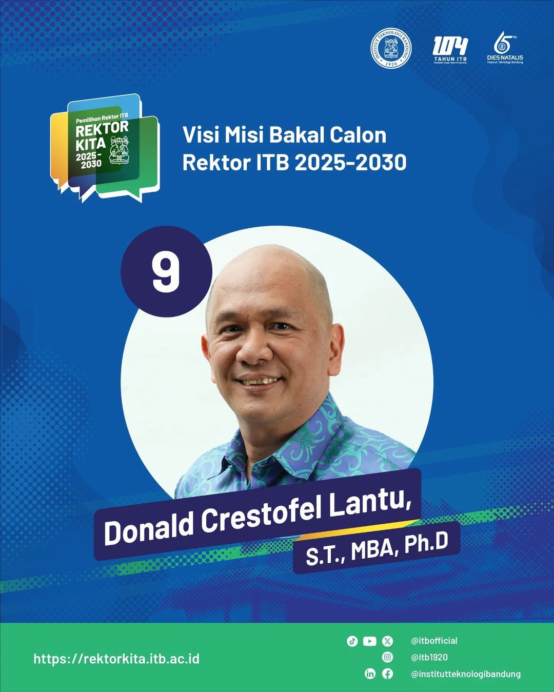 profil-bakal-calon-rektor-itb-2025-2030-no-9-donald-crestofel-lantu-phd