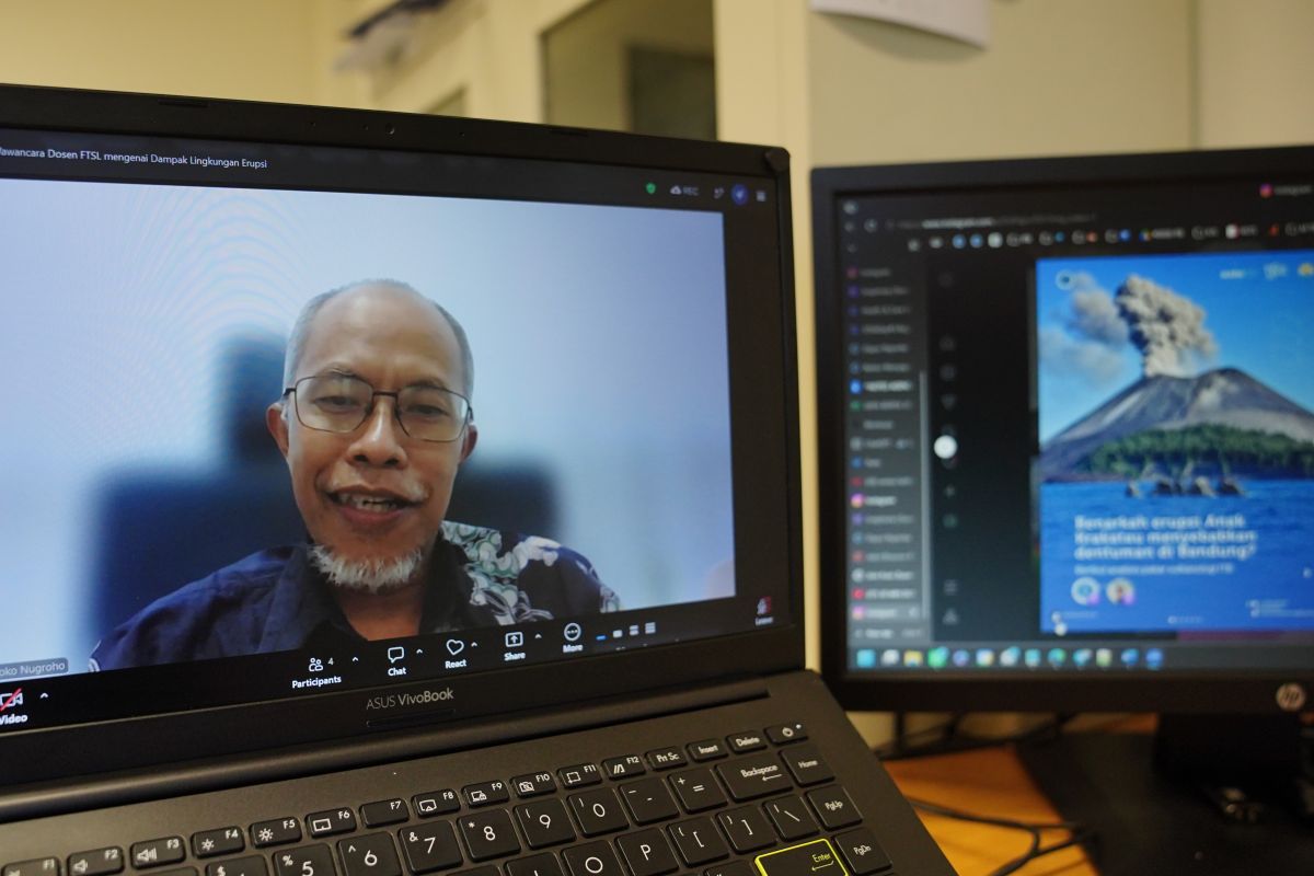 Pakar Sumber Daya Air ITB Jelaskan Dampak Abu Erupsi Anak Krakatau terhadap Air dan Potensi Lahar