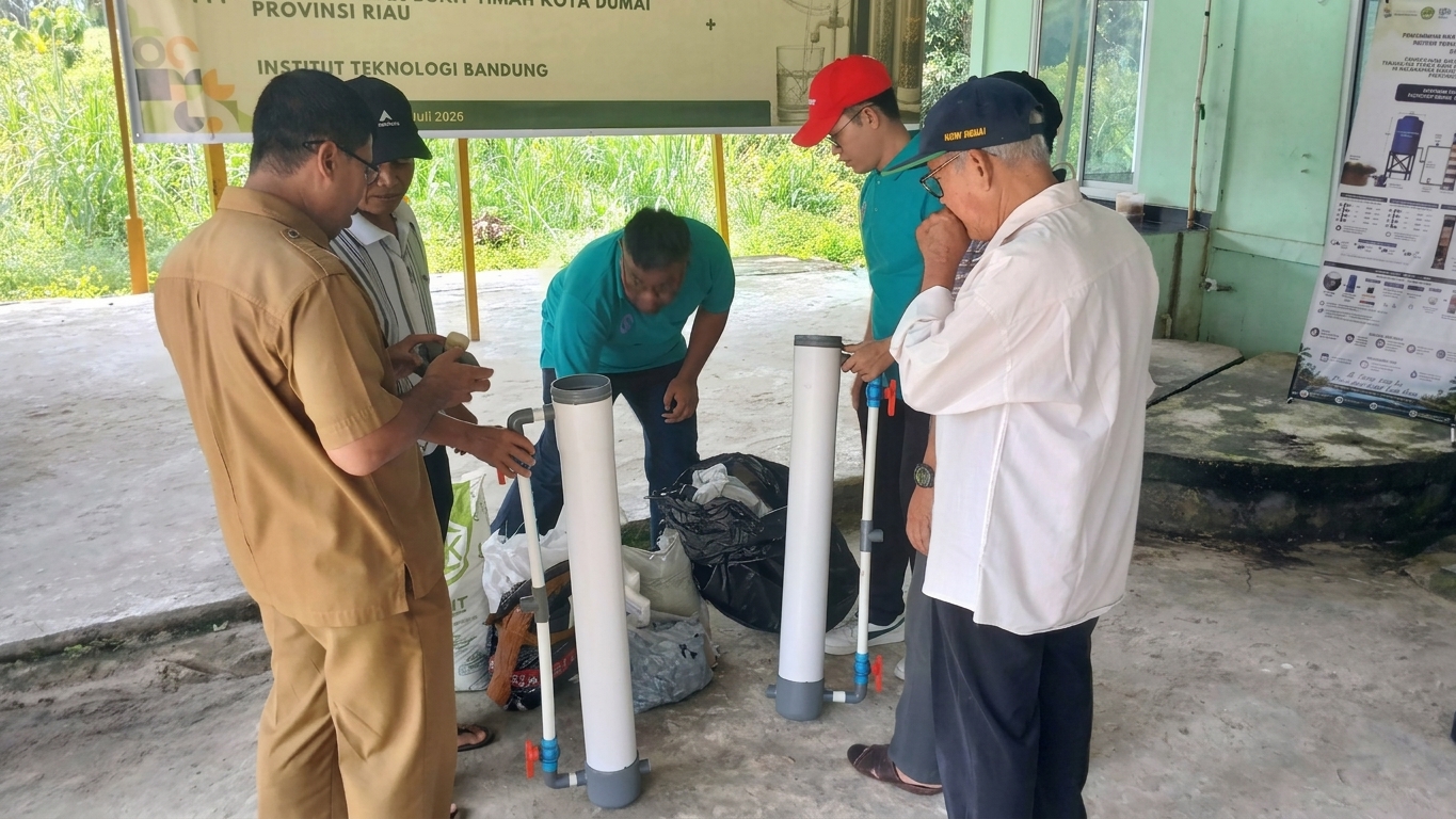 ITB Hadirkan Teknologi Filtrasi Sederhana untuk Mendukung Penyediaan Air Bersih di Dumai