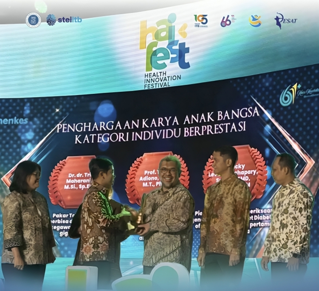Dorong Kemandirian Alat Kesehatan Nasional, Prof. Trio Adiono Raih Penghargaan HAIFEST 2025
