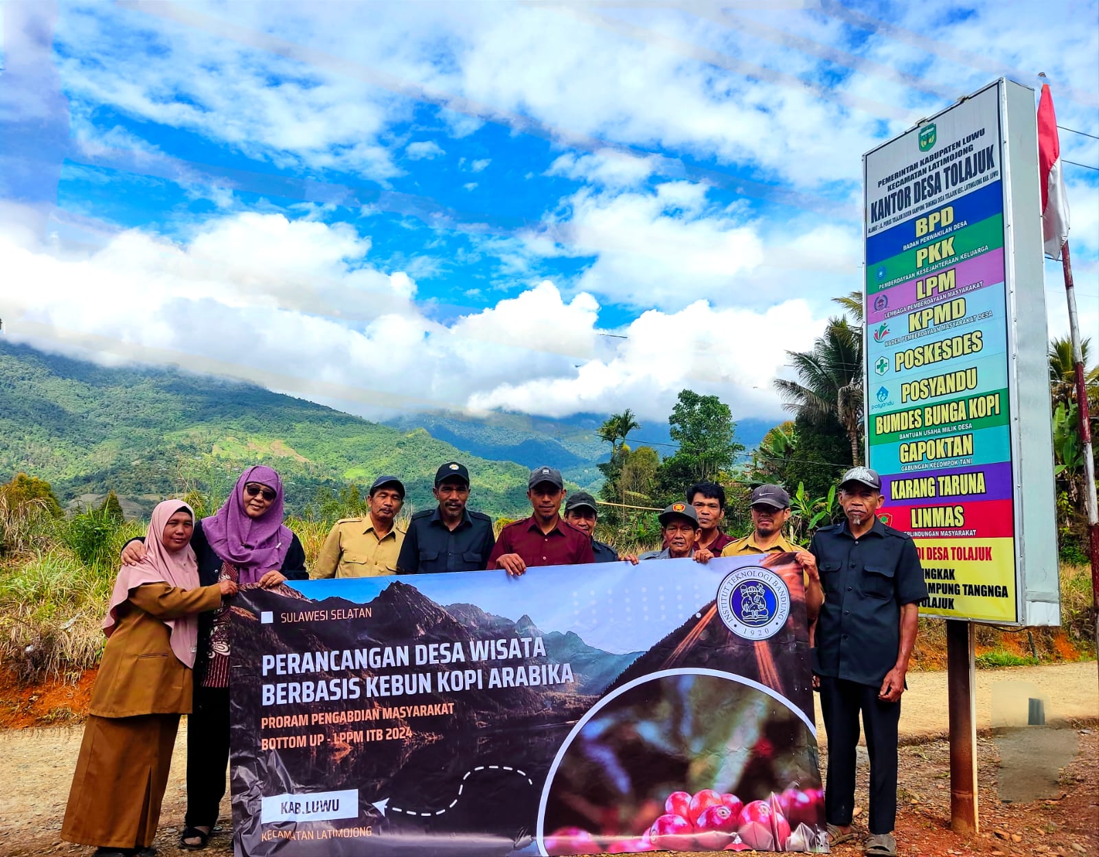 tim-p2d-itb-dukung-pengembangan-desa-wisata-berbasis-kopi-di-tolajuk-sulawesi-selatan