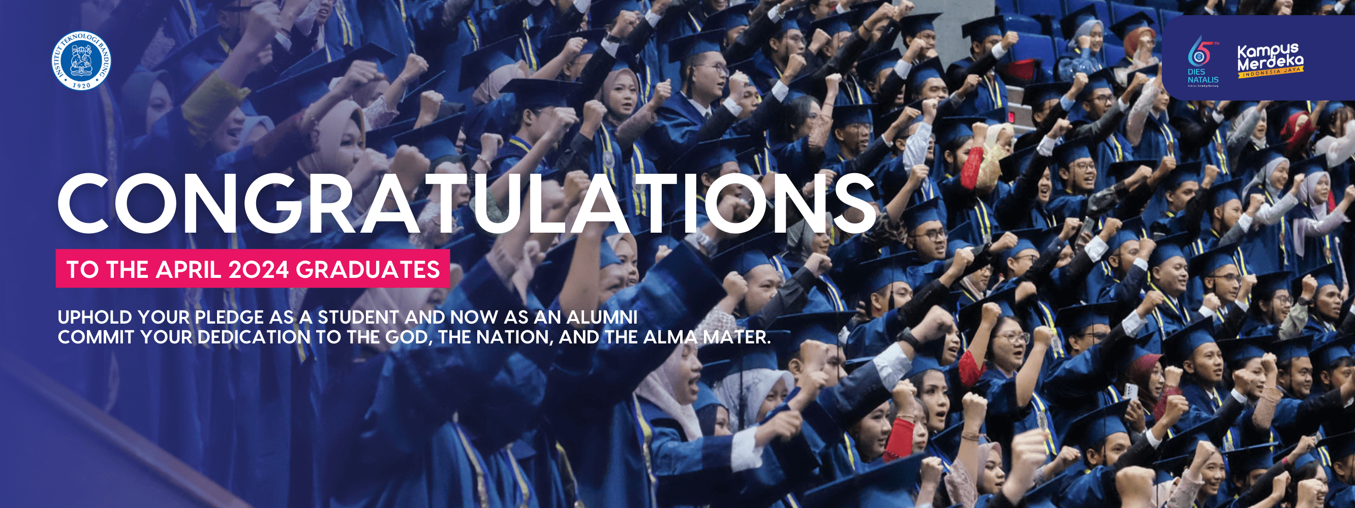 Congratulations ITB Graduates April 2024