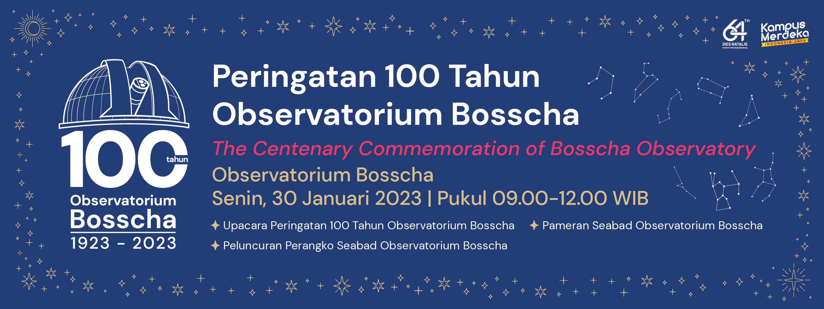 100th Observatorium Bosscha