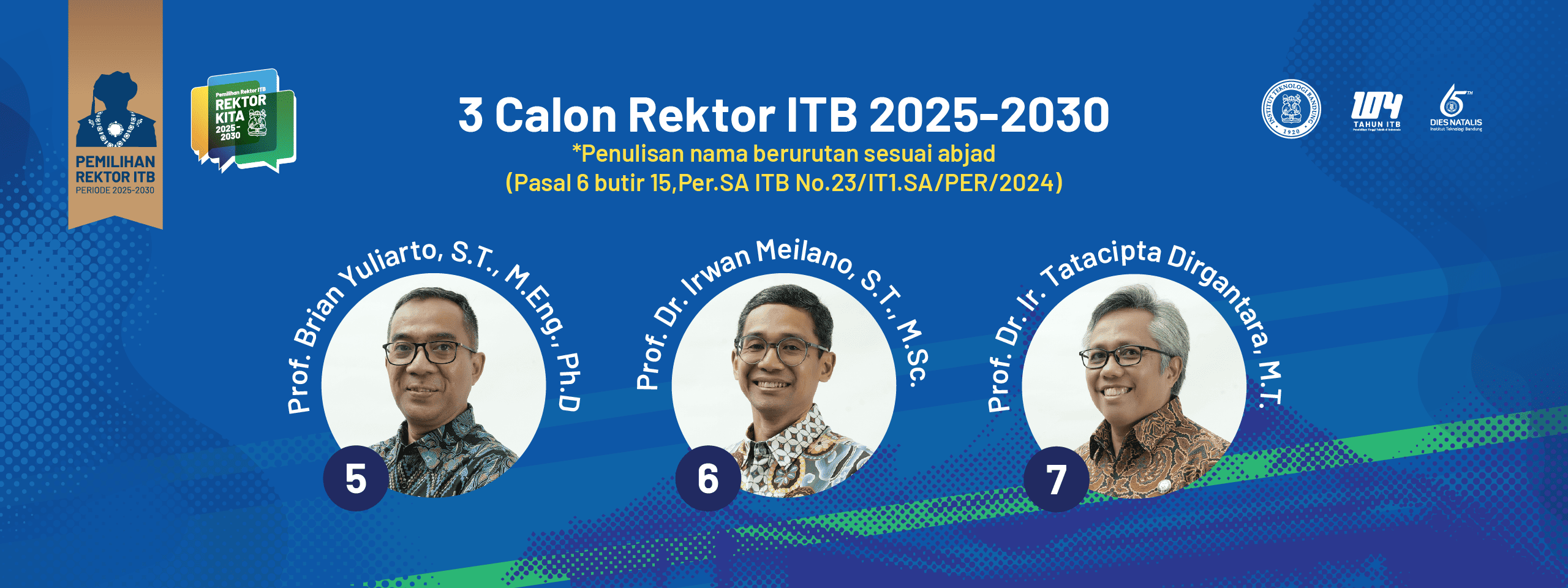 3 Calon Rektor ITB